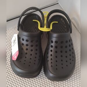 Joybees Women's Size 6 Active Clog Sandals Black NWT